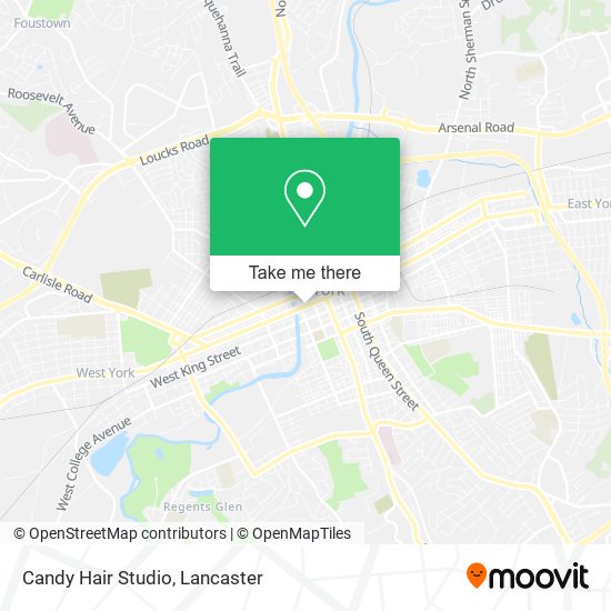 Candy Hair Studio map