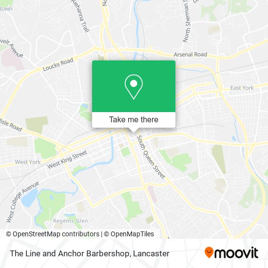 Mapa de The Line and Anchor Barbershop