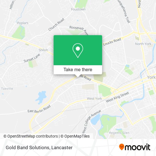 Gold Band Solutions map