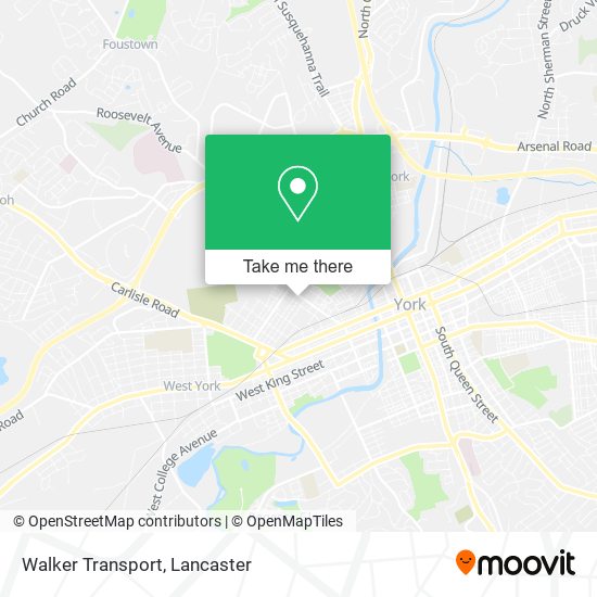Mapa de Walker Transport