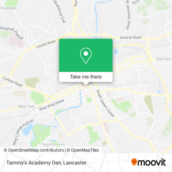 Tammy's Academy Den map