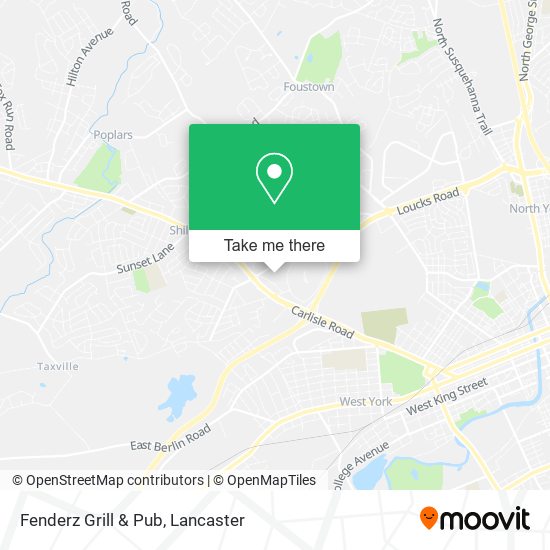 Fenderz Grill & Pub map