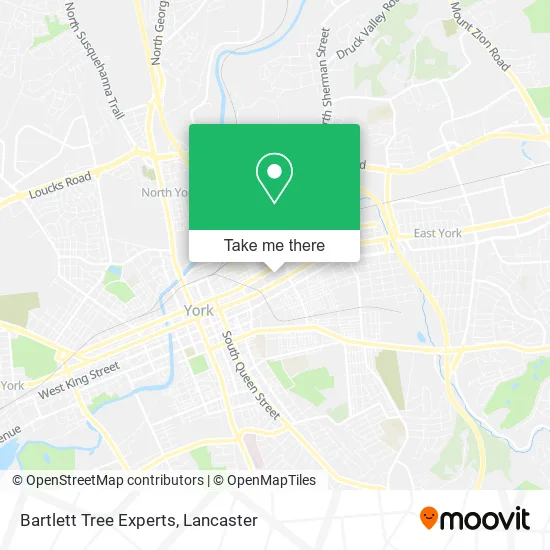 Bartlett Tree Experts map