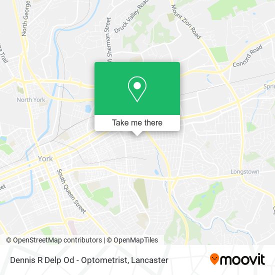 Dennis R Delp Od - Optometrist map