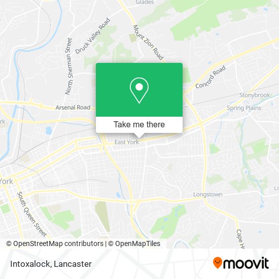 Mapa de Intoxalock