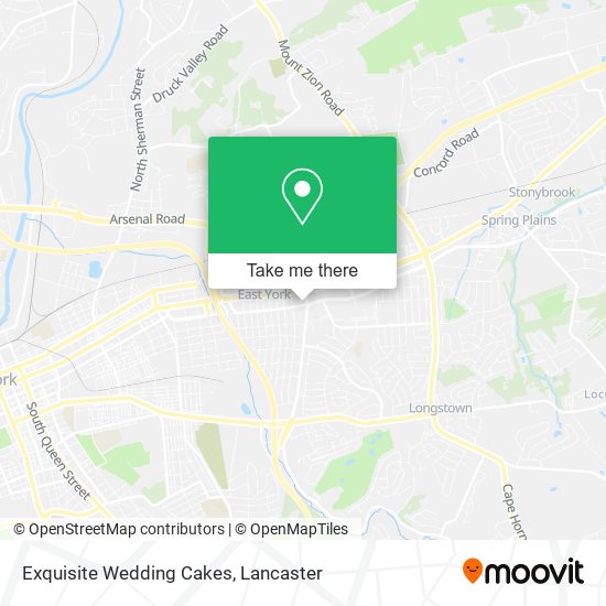 Exquisite Wedding Cakes map