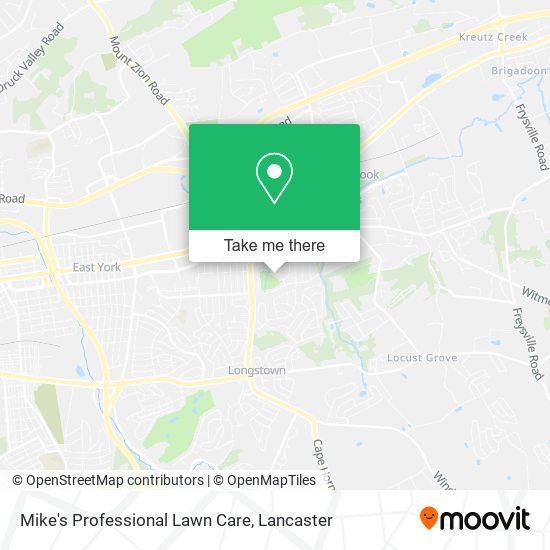 Mapa de Mike's Professional Lawn Care