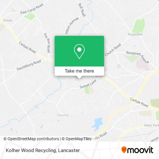 Kolher Wood Recycling map