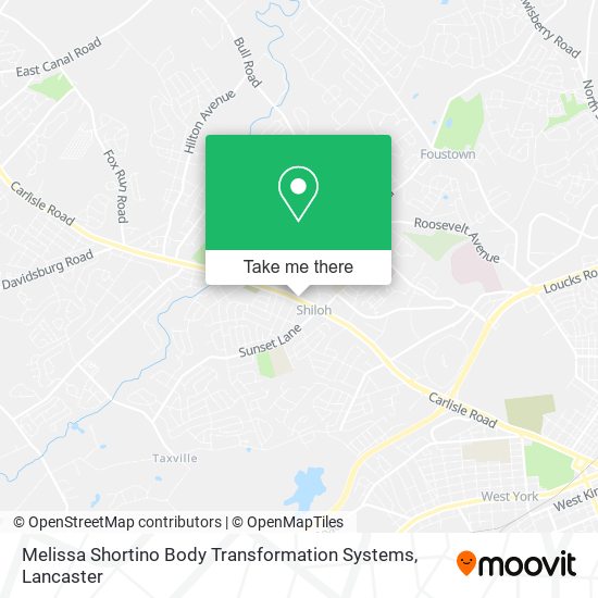Melissa Shortino Body Transformation Systems map