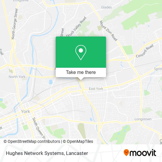 Mapa de Hughes Network Systems