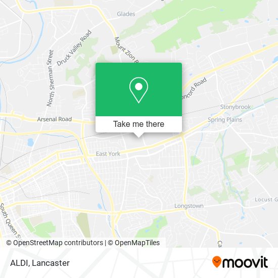 Mapa de ALDI