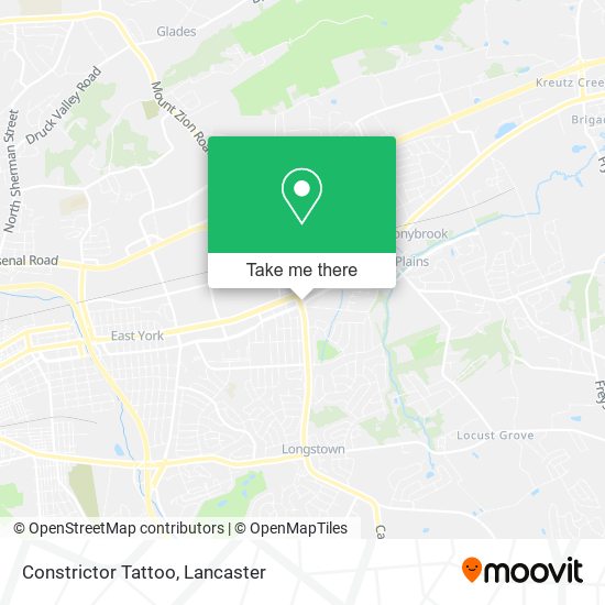 Constrictor Tattoo map