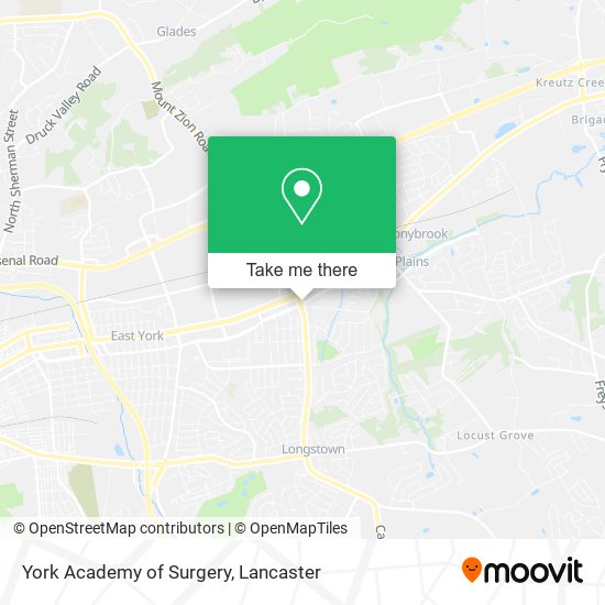 York Academy of Surgery map