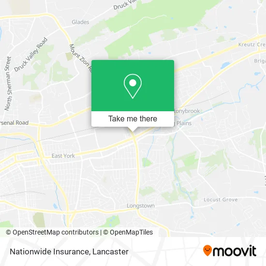 Nationwide Insurance map