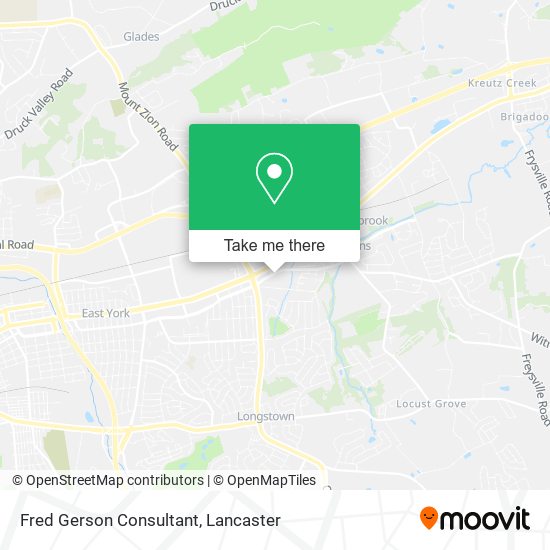 Fred Gerson Consultant map