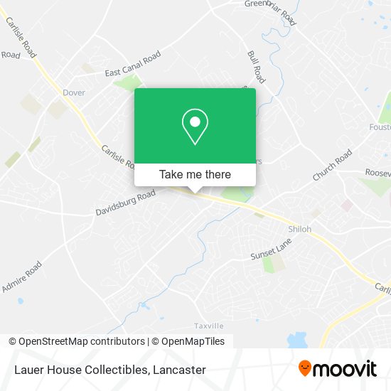 Mapa de Lauer House Collectibles
