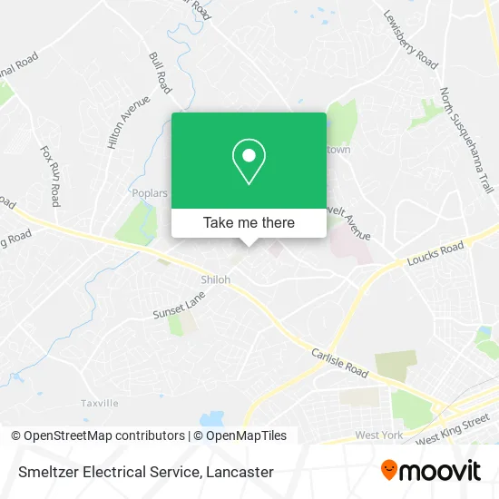 Smeltzer Electrical Service map