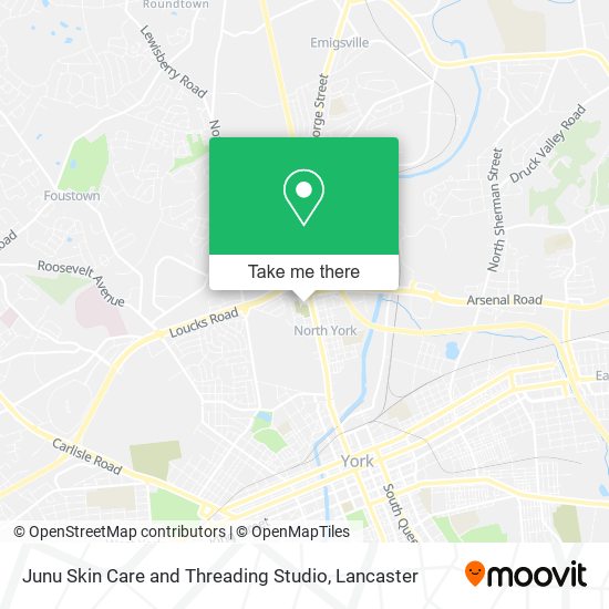 Junu Skin Care and Threading Studio map