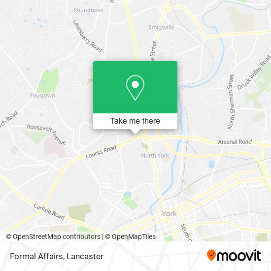 Mapa de Formal Affairs