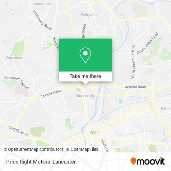 Price Right Motors map