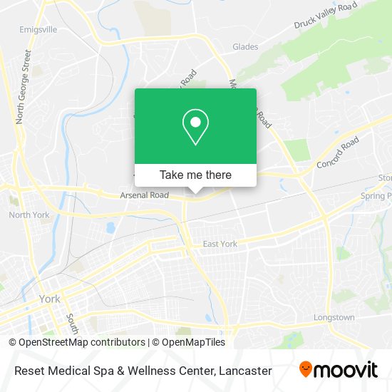Reset Medical Spa & Wellness Center map