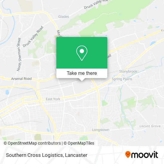 Mapa de Southern Cross Logistics
