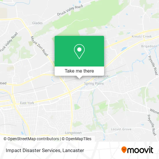 Impact Disaster Services map