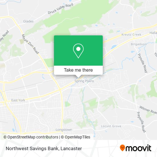 Mapa de Northwest Savings Bank