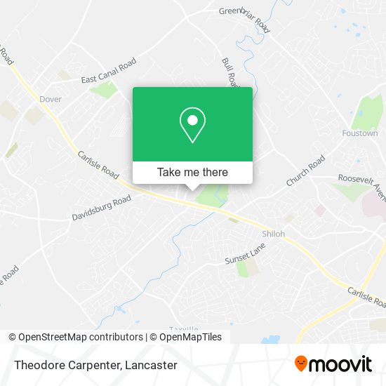 Theodore Carpenter map