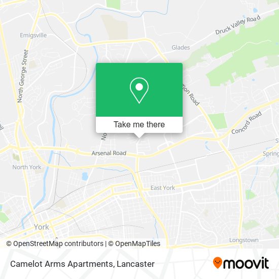 Camelot Arms Apartments map