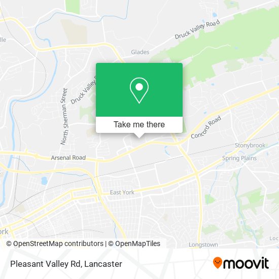Pleasant Valley Rd map