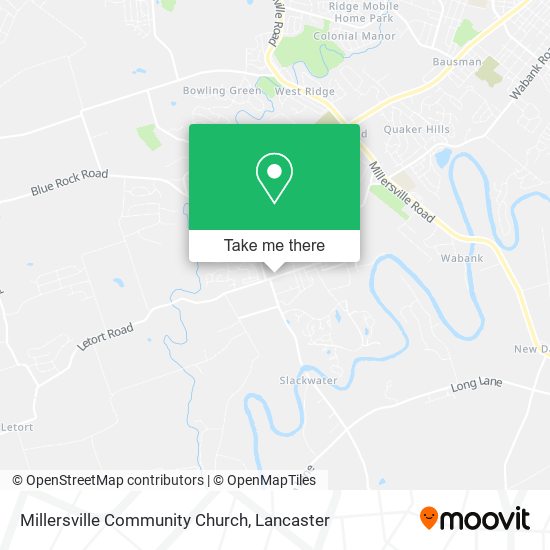 Mapa de Millersville Community Church