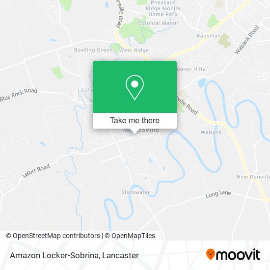 Amazon Locker-Sobrina map