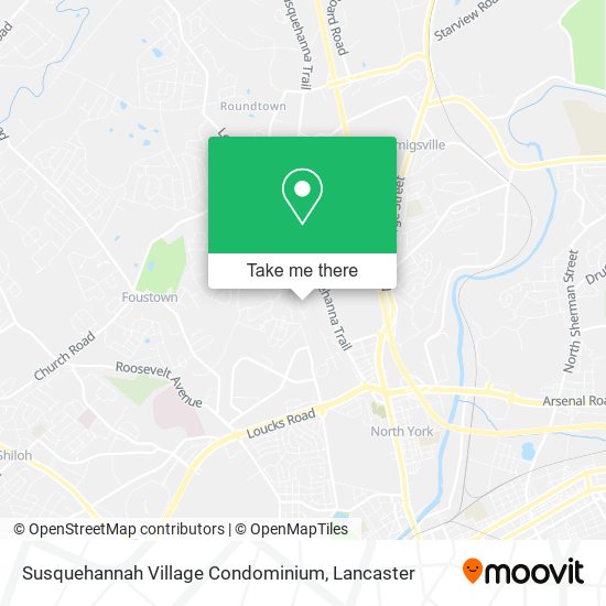 Mapa de Susquehannah Village Condominium