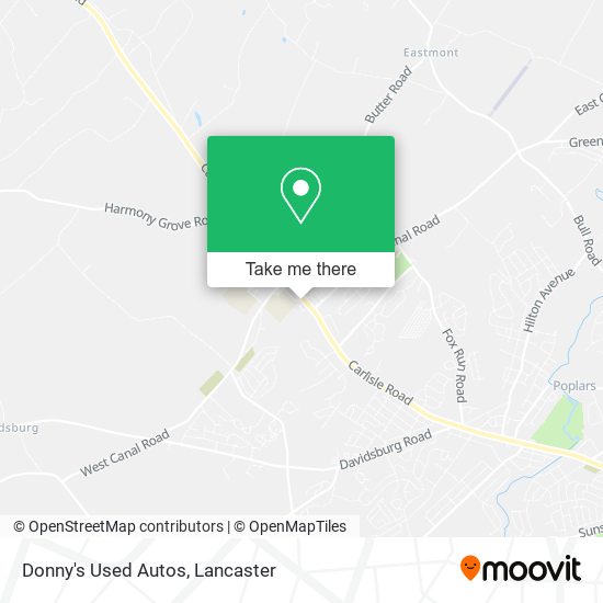 Mapa de Donny's Used Autos