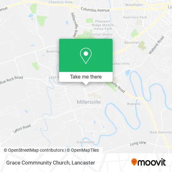 Grace Commnunity Church map