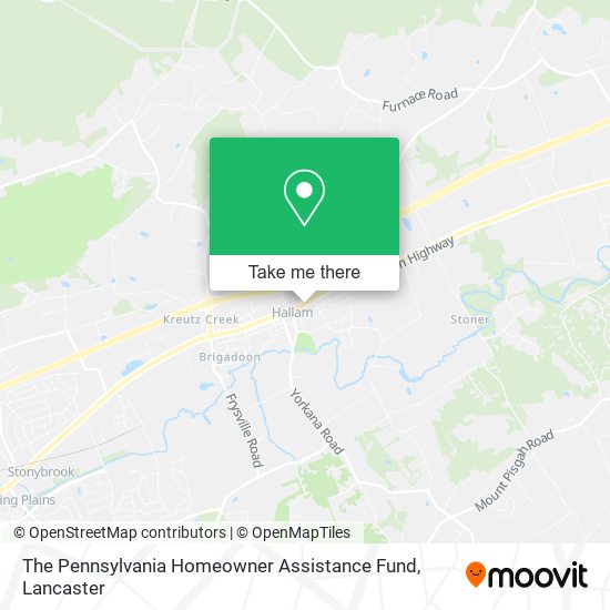 The Pennsylvania Homeowner Assistance Fund map