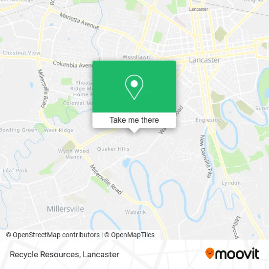 Recycle Resources map