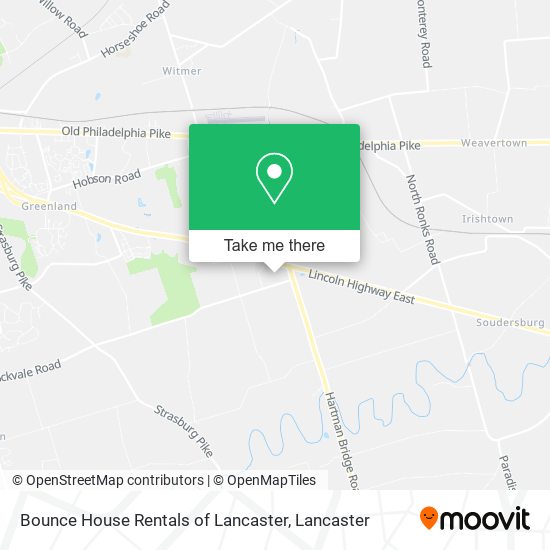 Mapa de Bounce House Rentals of Lancaster