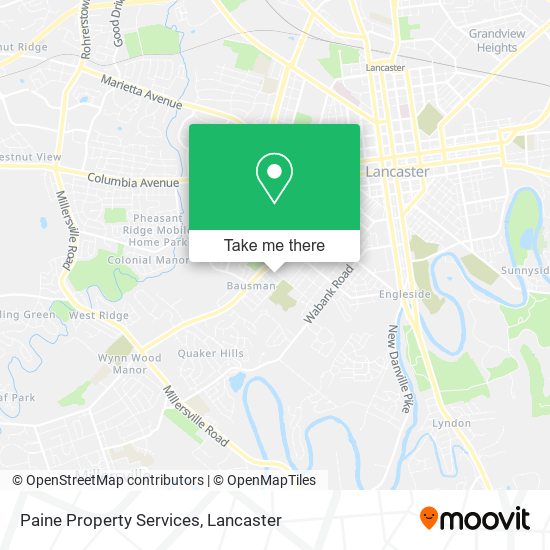 Paine Property Services map