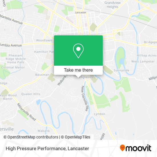High Pressure Performance map