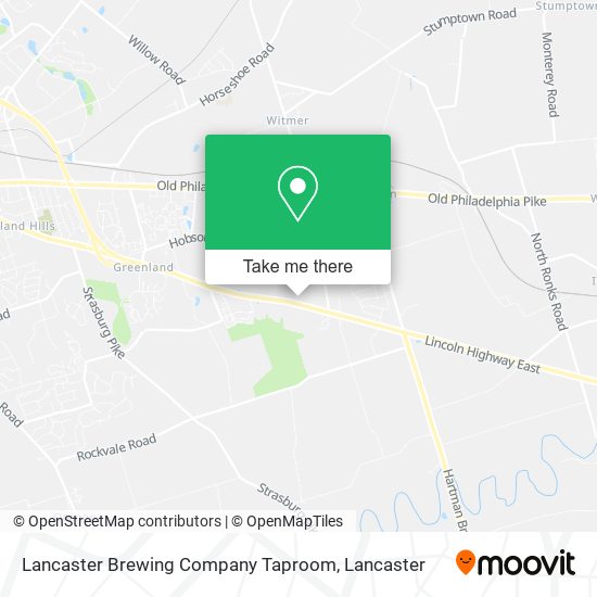 Lancaster Brewing Company Taproom map