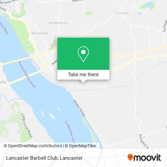 Lancaster Barbell Club map