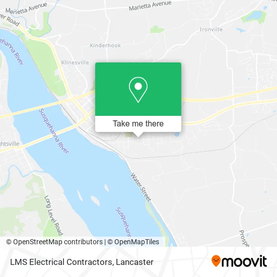 LMS Electrical Contractors map