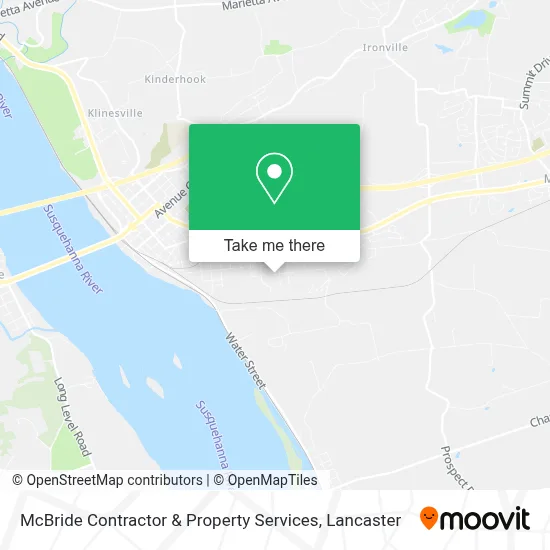 McBride Contractor & Property Services map