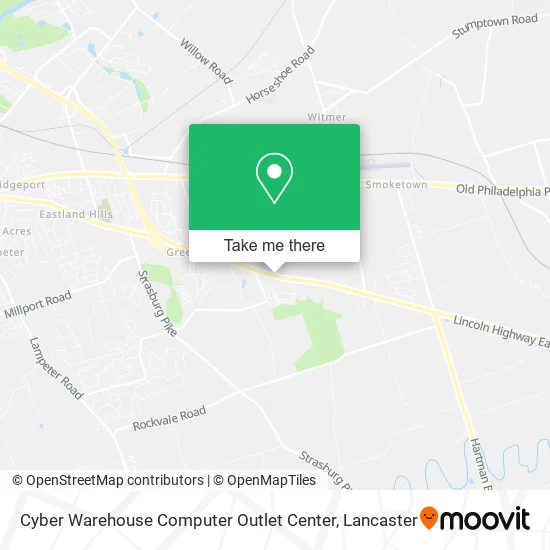 Cyber Warehouse Computer Outlet Center map