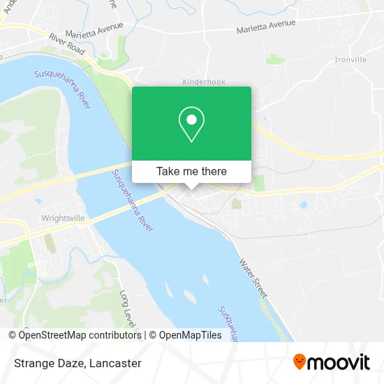Strange Daze map