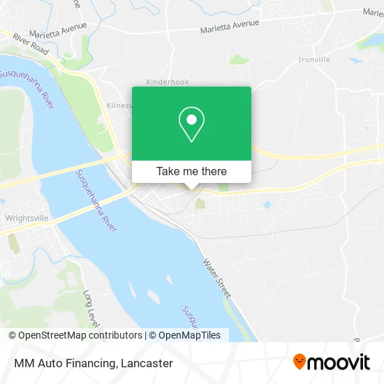 MM Auto Financing map