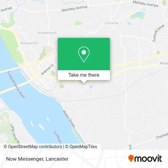 Now Messenger map