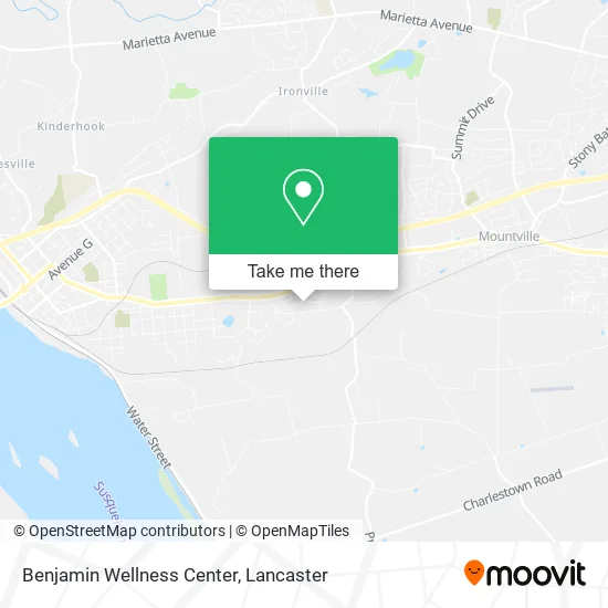 Benjamin Wellness Center map